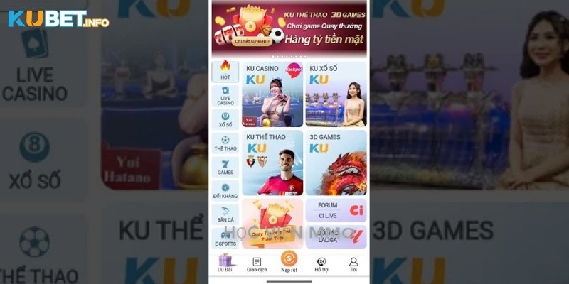 Điểm nổi bật của nhà cái Kubet trong năm 2025