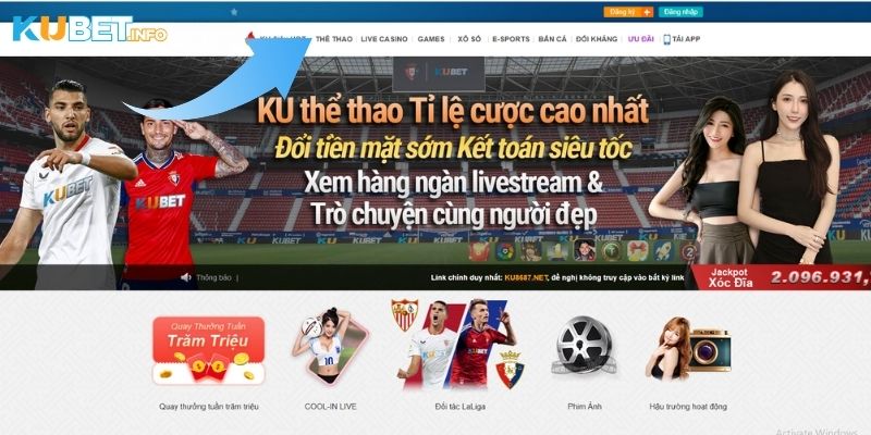 Thể Thao Kubet: Cá Cược Mỗi Ngày, Rinh Ngay Tiền Thưởng 2 Giới thiệu về thể thao Kubet